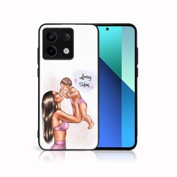 PROTEMIO MY ART Védőburkolat a Xiaomi Redmi-hez Note 13 Pro 5G LOVING MOM (115)