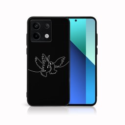 PROTEMIO MY ART Védőburkolat a Xiaomi Redmi-hez Note 13 Pro 5G WHITE DOVE (195)