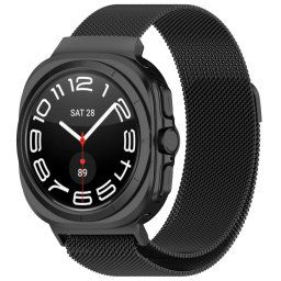 MILANESE Fém szíj Samsung Galaxyhoz Watch Ultra 47mm fekete