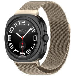 MILANESE Fém szíj a Samsung Galaxyhoz Watch Ultra 47mm STARLIGHT