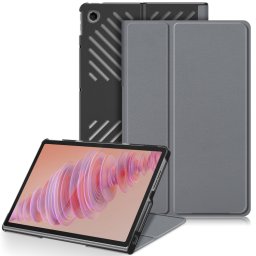 LEATHER Csuklós burkolat Lenovo fülhöz Plus 11,5 szürke