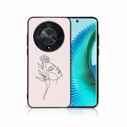 PROTEMIO MY ART Védőburkolat a Honor Magic6-hoz Lite 5G ROSE GIRL (198)