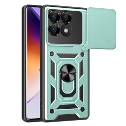 RING KAMERA Borító tartóval Xiaomi Poco F6-hoz Pro zöld
