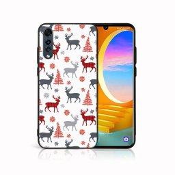 PROTEMIO MY ART Borító karácsonyi mintával LG Velvet DEER (068)
