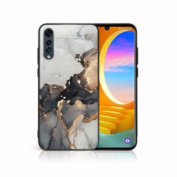 PROTEMIO MY ART Védőburkolat a LG Velvet-hoz GREY MARBLE (140)