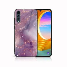 PROTEMIO MY ART Védőburkolat a LG Velvet-hoz PURPLE (148)