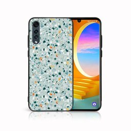PROTEMIO MY ART Védőburkolat a LG Velvet-hoz BLUE TERRAZZO (164)