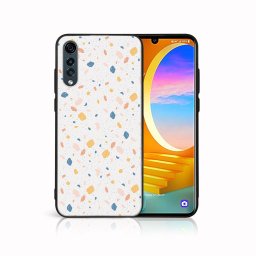 PROTEMIO MY ART Védőburkolat LG Velvet ORANGE TERRAZZO-hoz (165)