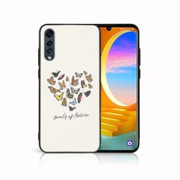 PROTEMIO MY ART Védőburkolat a LG Velvet-hoz BUTTERFLIES (240)