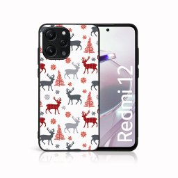 PROTEMIO MY ART Karácsonyi kivitelű borító Xiaomi Redmi 12 DEER (068)