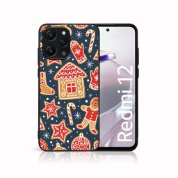 PROTEMIO MY ART Karácsonyi kivitelű borító Xiaomi Redmi 12 CHRISTMAS (069)