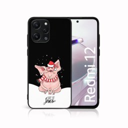 PROTEMIO MY ART Karácsonyi kivitelű borító Xiaomi Redmi 12 LET IT SNOW (075)