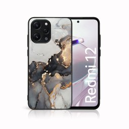 PROTEMIO MY ART Védőburkolat a Xiaomi Redmi 12-hez GREY MARBLE (140)