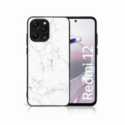 PROTEMIO MY ART Védőburkolat a Xiaomi Redmi 12-hez WHITE MARBLE (144)