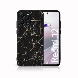 PROTEMIO MY ART Védőburkolat a Xiaomi Redmi 12 POLYGONAL (150) számára