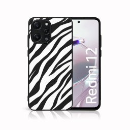 PROTEMIO MY ART Védőburkolat a Xiaomi Redmi 12 ZEBRA (237) számára