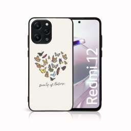PROTEMIO MY ART Védőburkolat a Xiaomi Redmi 12-hez BUTTERFLIES (240)