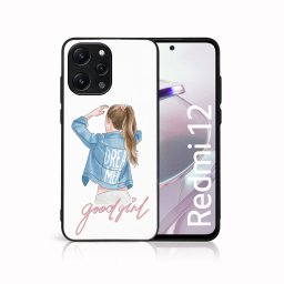 PROTEMIO MY ART Védőburkolat a Xiaomi Redmi 12-hez GOOD GIRL (130)