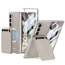 GKK 2IN1 Védőburkolat MagSafe-val és kártyatokkal Samsung Galaxy Z Fold6 5G TITÁN GREY