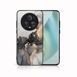 PROTEMIO MY ART Védőburkolat a Honor Magic5-höz Pro 5G GREY MARBLE (140)