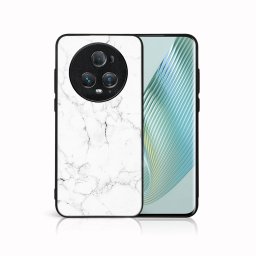 PROTEMIO MY ART Védőburkolat a Honor Magic5-höz Pro 5G WHITE MARBLE (144)