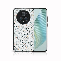 PROTEMIO MY ART Védőburkolat a Honor Magic5-höz Pro 5G GREY TERRAZZO (163)