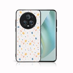 PROTEMIO MY ART Védőburkolat a Honor Magic5-höz Pro 5G ORANGE TERRAZZO (165)