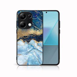 PROTEMIO MY ART Védőburkolat a Xiaomi Redmi-hez Note 13 Pro BLUE MARBLE (141)