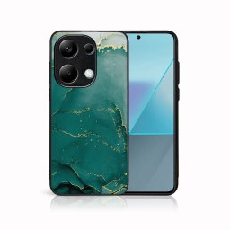 PROTEMIO MY ART Védőburkolat a Xiaomi Redmi-hez Note 13 Pro GREEN MARBLE (145)