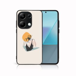 PROTEMIO MY ART Védőburkolat a Xiaomi Redmi-hez Note 13 Pro WOMAN (197)