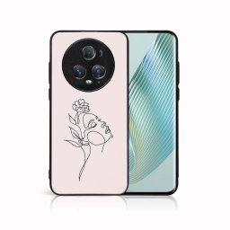 PROTEMIO MY ART Védőburkolat a Honor Magic5-höz Pro 5G ROSE GIRL (198)