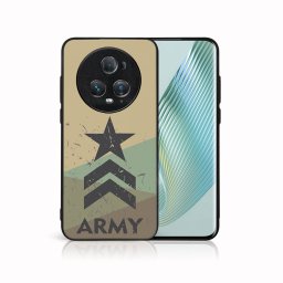 PROTEMIO MY ART Védőburkolat a Honor Magic5-höz Pro 5G ARMY (236)