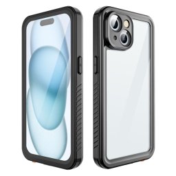 SOLID IP68 Kétoldalas burkolat Apple-hoz iPhone 15 fekete