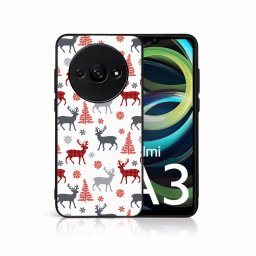 PROTEMIO MY ART Karácsonyi kivitelű borító Xiaomi Redmi A3 DEER (068)