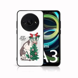 PROTEMIO MY ART Karácsonyi kivitelű borító Xiaomi Redmi A3 MERRY CHRISTMAS (074)