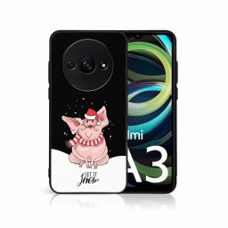 PROTEMIO MY ART Karácsonyi kivitelű borító Xiaomi Redmi A3 LET IT SNOW (075)