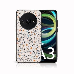 PROTEMIO MY ART Védőburkolat a Xiaomi Redmi A3 BEIGE TERRAZZO (162) számára