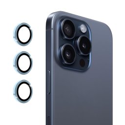 ENKAY ALU Kameraüveg Apple iPhone 16 Pro / 16 Pro Max kék