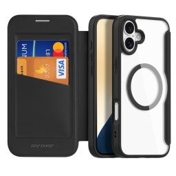 DUX X PRO Flip tok, MagSafe, Apple iPhone 16 Plus fekete
