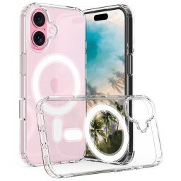 TRANSPARENT MAGSAFE Fedél a Apple-hoz iPhone 16 átlátszó