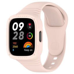 GLACIER Pántos védőtok Xiaomi Redmi Watch 3 színhez világos rózsaszín