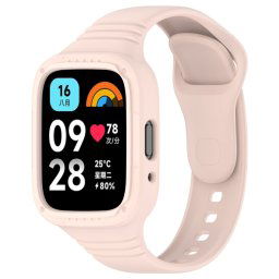 GLACIER Védőtok pánttal Xiaomi Redmi Watch 3 Active halvány rózsaszín