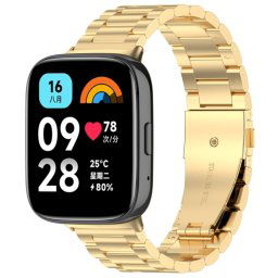 CLASSIC Fém szíj Xiaomi Redmi-hez Watch 3 Aktív arany