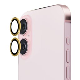 ENKAY ALU Kameraüveg Apple iPhone 16 / 16 Plus arany