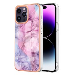 IMD MARBLE Védőburkolat Apple iPhone 16 Pro Max PINK-hoz