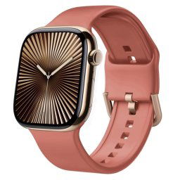 SILICONE Cserélhető szíj Apple Watch 10 46mm-es korallhoz