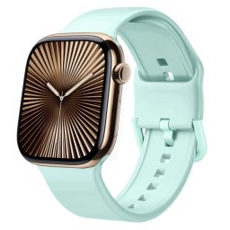 SILICONE Cserélhető heveder Apple Watch 10 46mm mentolhoz