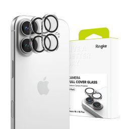 RINGKE KAMERA VÉDŐ 2 CSOMAGOS Üveg fényképezőgéphez Apple iPhone 16 / 16 Plus TISZTA