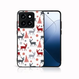 PROTEMIO MY ART Karácsonyi kivitelű borító Xiaomi 14 DEER (068)