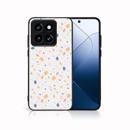PROTEMIO MY ART Védőburkolat a Xiaomi-hoz 14 ORANGE TERRAZZO (165)
